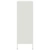 vidaXL Highboard Wei&szlig; 68x39x113 cm Stahl