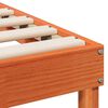 vidaXL Bettrahmen Braun 90 x 210 cm Massives Kiefernholz