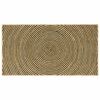 vidaXL Teppich Nat&uuml;rlich und Schwarz 80 x 150 cm Jute