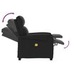 vidaXL Massagesessel Schwarz Kunstleder