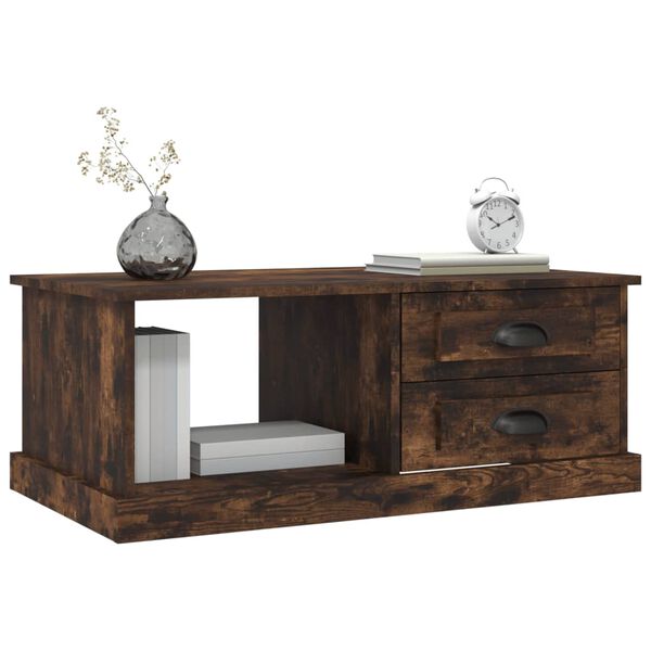 vidaXL Couchtisch R&auml;uchereiche 90x50x35 cm Holzwerkstoff