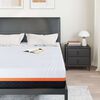 vidaXL Matratze Wei&szlig; und Grau 160 x 200 cm Jacquard-Stoff