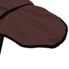 vidaXL Pferdedecke Volles Dunkelbraun Polyester