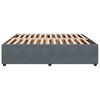 vidaXL Bettgestell ohne Matratze Dunkelgrau 180x200 cm Samt