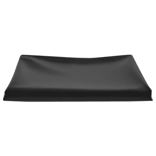 vidaXL Teichfolie Schwarz 4x6 m PVC 0,5 mm