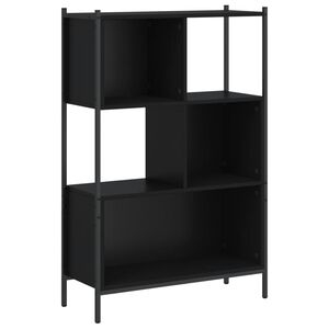 vidaXL B&uuml;cherregal Schwarz 72x28x109 cm Holzwerkstoff