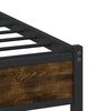 vidaXL Metallbett ohne Matratze R&auml;uchereiche 120x190 cm