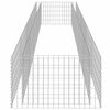 vidaXL Gabionen-Hochbeet Verzinkter Stahl 450&times;90&times;50 cm