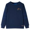 vidaXL Kinder-Sweatshirt Marineblau Melange 116