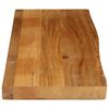 vidaXL Tischplatte mit Baumkante 120x20x3,8 cm Massivholz Mango