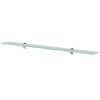 vidaXL Schweberegale 2 Stk. Glas 100x20 cm 8 mm