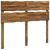 vidaXL Kopfteil mit Live Edge ROSTOCK Natur 160 cm Massivholz Akazie