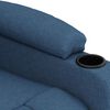 vidaXL Massagesessel mit Aufstehhilfe Blau Stoff