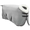 vidaXL Pferdedecke Helles Grau 75 cm Polarfleece