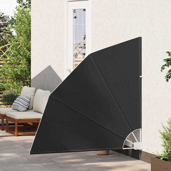 vidaXL Balkon Sichtschutz Anthrazit 140 x 140 cm Polyester