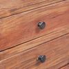 vidaXL Nachttisch mit 3 Schubladen 35x25x35 cm Altholz Massiv