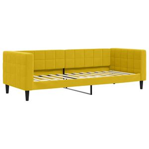 vidaXL Tagesbett Gelb 80x200 cm Samt