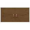vidaXL Wandschrank Honigbraun 60x30x30 cm Massivholz Kiefer