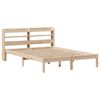 vidaXL Massivholzbett ohne Matratze 140x200 cm Kiefernholz