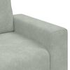 vidaXL Sessel Hellgrau 100x77x82 cm Samt