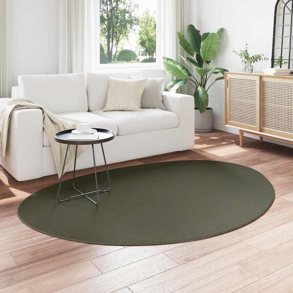 vidaXL Bereichsteppiche HUARTE Waldgr&uuml;n 140 x 200 cm Polyester