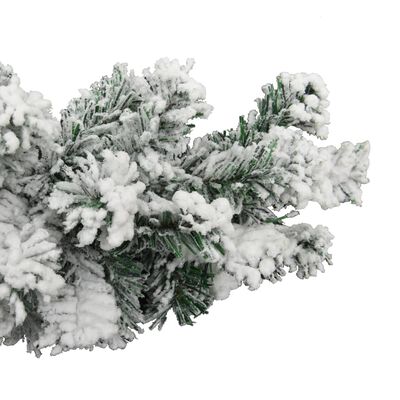 vidaXL Weihnachtsgirlande mit Schnee Grün 20 m PVC