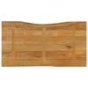 vidaXL Tischplatte mit Baumkante 120x60x2,5 cm Massivholz Mango