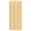 vidaXL Verdunkelungs-Vorh&auml;nge mit Ringen 2 pcs Beige 245 x 140 cm