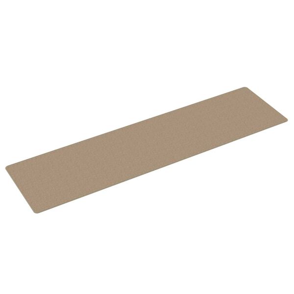 vidaXL Teppichl&auml;ufer Sisal-Optik Sandfarben 80x300 cm