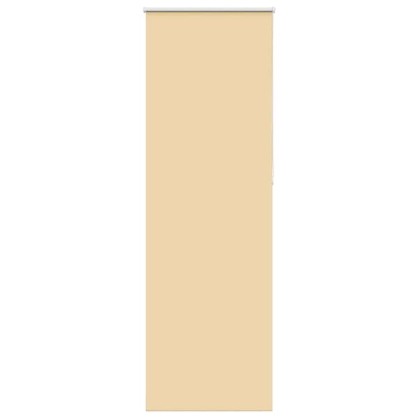vidaXL Verdunkelungsrollo Beige 85x230cm Stoffbreite 80,7 cm Polyester