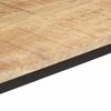 vidaXL Esstisch 110x55x75 cm Massives Raues Mangoholz
