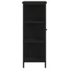 vidaXL Sideboard Schwarz 70x30x80 cm Holzwerkstoff
