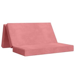 vidaXL Klappsofa Bett 160 x 67 x 45 cm Rosa