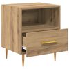 vidaXL Nachttisch mit Schubladen Braun 40 x 35 x 47,5 cm Holzwerkstoff