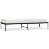 vidaXL Bettgestell Metall Schwarz 75x190 cm