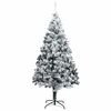 vidaXL K&uuml;nstlicher Weihnachtsbaum mit 300 LEDs mit St&auml;nder Wei&szlig; 240 cm