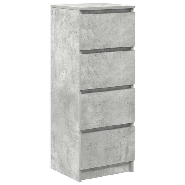 vidaXL Sideboard Betongrau 37,5x35x99 cm Holzwerkstoff