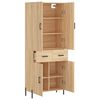 vidaXL Highboard Sonoma-Eiche 69,5x34x180 cm Holzwerkstoff
