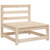vidaXL 8-tlg. Garten-Sofagarnitur Massivholz Kiefer