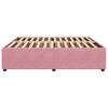 vidaXL Bettgestell Rosa 200x200 cm Samt