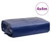 vidaXL Abdeckplane Blau 4x4 m 650 g/m&sup2;