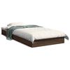 vidaXL Bettgestell ohne Matratze Braun Eiche 90x200 cm Holzwerkstoff