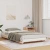 vidaXL Bodenbettgestell Braun 100 x 210 cm Massivholz Kiefer