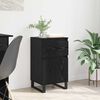 vidaXL Sideboard Schwarz Eichen-Optik 35 x 40 x 70 cm Holzwerkstoff