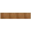 vidaXL Teppich Rechteckig Braun 80x400 cm Bambus