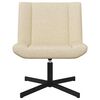 vidaXL Drehstuhl Creme 63 x 75 x 76 cm Stoff
