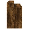 vidaXL LED-Schreibtisch R&auml;uchereiche 140x55x91 cm Holzwerkstoff