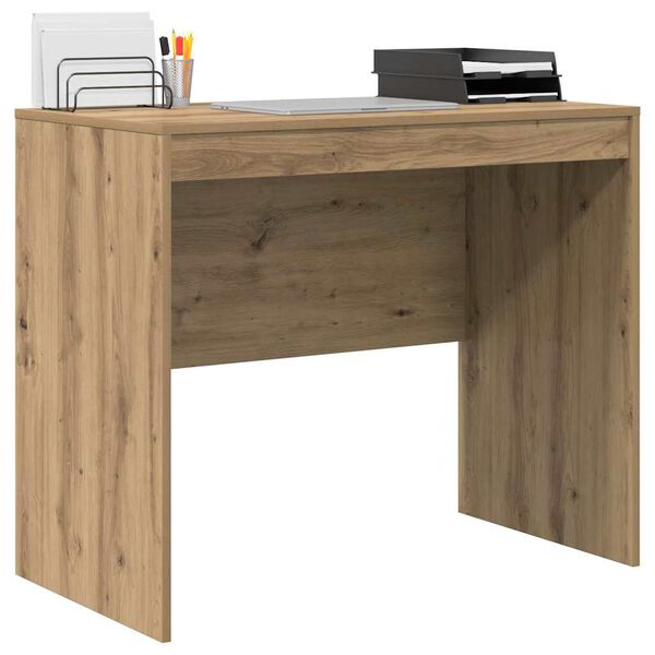 vidaXL Schreibtisch Artisan-Eiche 90 x 50 x 76 cm