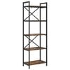 vidaXL B&uuml;cherregal Ger&auml;ucherte Eiche 56 x 34 x 171 cm Holzwerkstoff