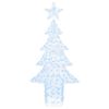vidaXL Weihnachtsbaum mit 240 LEDs Kaltwei&szlig; 180 cm Acryl